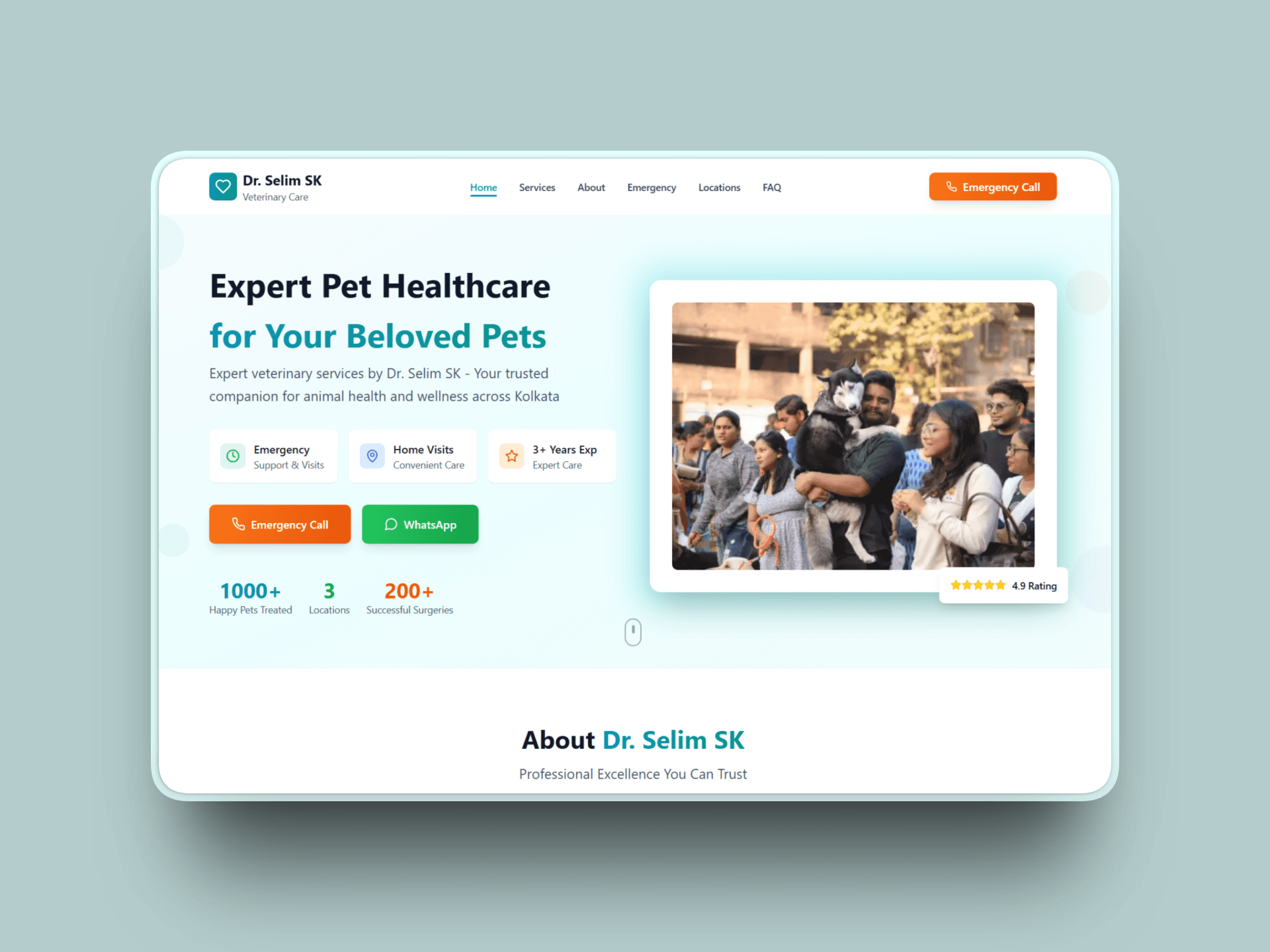 Screenshot of the drselimsk.com homepage